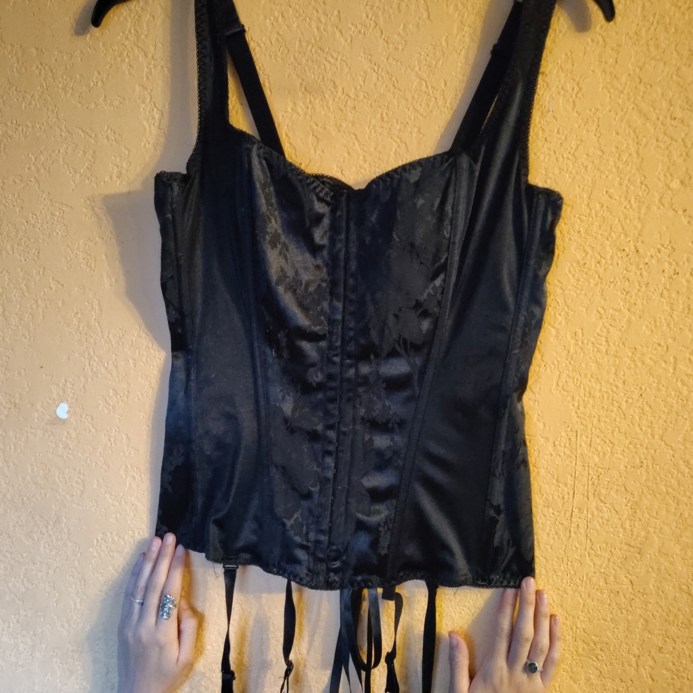 Torrid Black Fitted Bustier Bodysuit